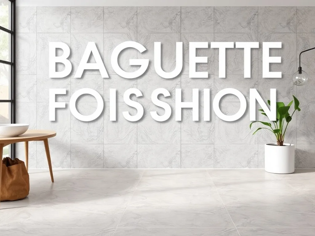 Un professionnel colle une baguette de finition sur le pourtour d'un carrelage déjà posé