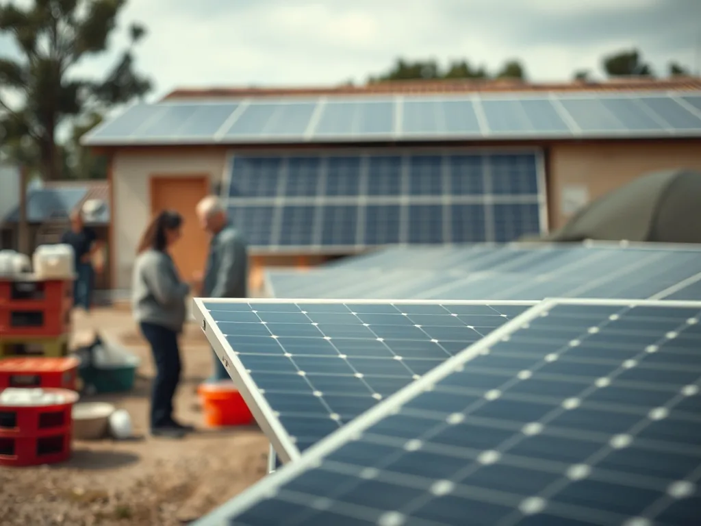 Panneau solaire SunPower 500W P7 bifacial full black posé sur un toit résidentiel