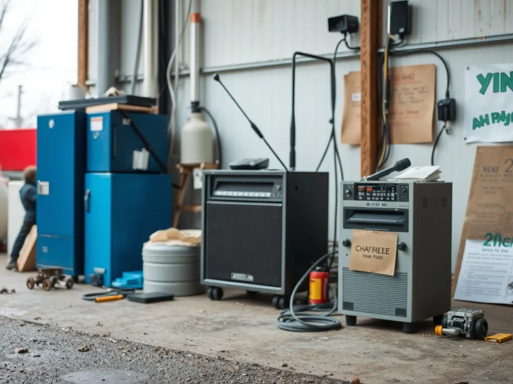 Satellite de chaudière Frisquet Eco Radio System avec l'écran indiquant un défaut liaison