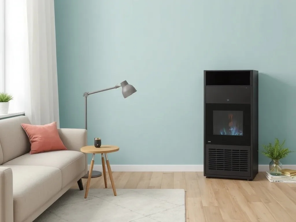 Thermostat de pompe à chaleur Airmat affichant un code clignotement rouge en façade