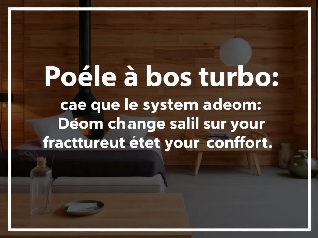Poêle à bois turbo : ce que le système Deom change vraiment sur votre facture et votre confort